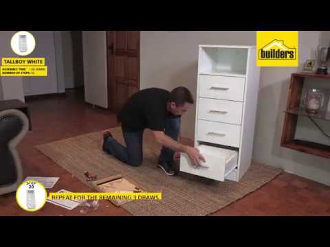 How to assemble a chest of drawers