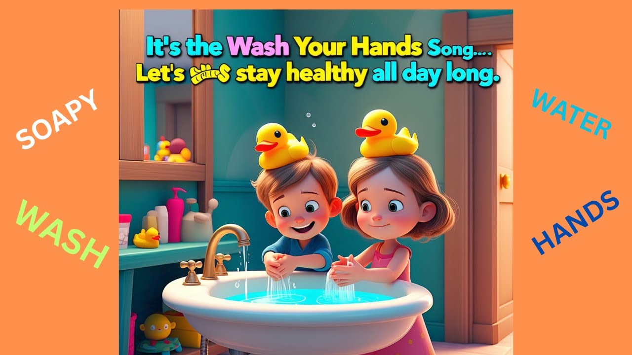 🎶 Wash Your Hands Wiggle Song! | Fun & Educational for Toddlers 🎶 