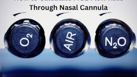 How to Calculate FiO2  Concentration with Air and N2O