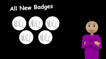 All new badges in Baldi’s Basics Roleplay