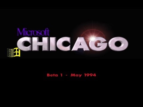 Microsoft Chicago Windows 95 May 94 Beta 1 Build 122 on 