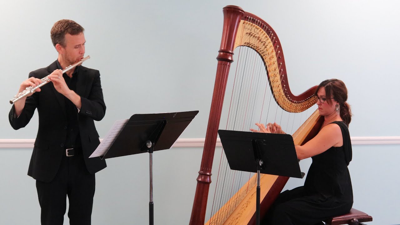 Harp and Flute Duo Sampler John Samuel & Marissa YouTube