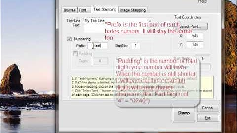 UnitizerTools: Bates Stamping With PDFStamper