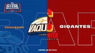 Vaqueros de Bayamón vs. Gigantes de Carolina  La Final Brava Juego 2 – 20/7/23  BSN 2023