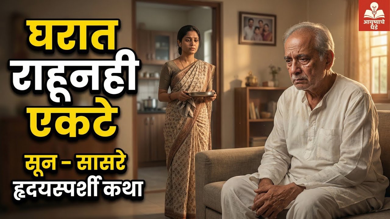 म्हातारपणी घरात राहूनही एकटे | सून–सासरे नात्याची हृदयस्पर्शी कथा | आयुष्याचे धडे | aayushyache