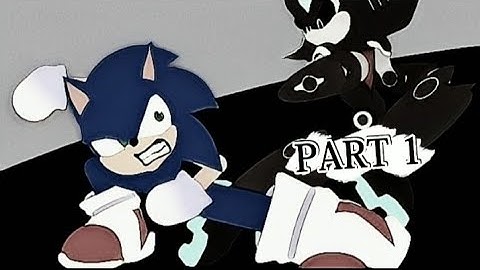 sonic vs mécha shadow ||stick nodes animations|| part 1