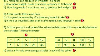 3 direct and inverse proportion