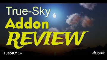 Blender addon review-True-Sky