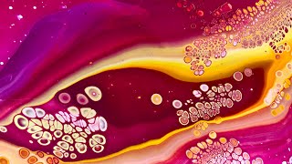 #158. My best yet!!  Fluid acrylic painting with Golden Gloss Pouring Medium