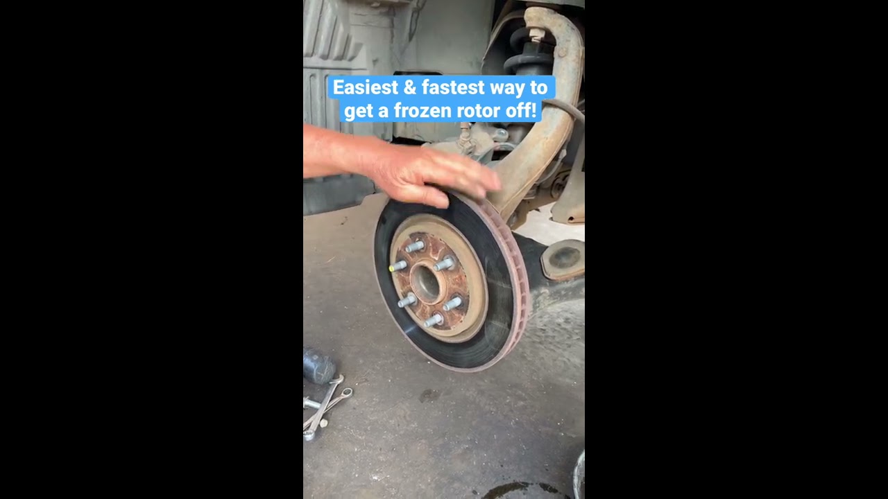 Easiest Quickest Way To Get That Frozen Rotor Off 