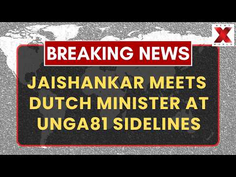 UNGA 81: Jaishankar Meets Dutch Foreign Minister Tom Berendsen In New York | NewsX World