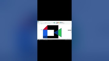 How to draw the Google Meet logo using MS Paint | How to draw on your computer