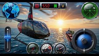 Helicopter Flight Pilot Gameplay | Realistic Driving & Vehicle Simulator | Android & iOS screenshot 1