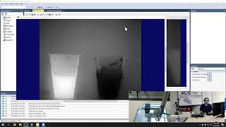 ACS Cognex Designer interface with a Thermal Imaging Camera