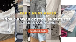 Best Top 5 Kawaii Cotton Shorts For Casual Lounging on AliExpress | Review - HOUZHOU Kawaii Sweet La screenshot 5