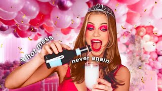 I TURNED 21!! *Drunk makeup routine* || Sydney Morgan tiktok