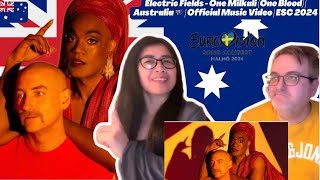 Electric Fields - One Milkali (One Blood) | Australia 🇦🇺 | Official Music Video| ESC 2024-REACTION