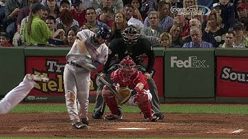 HOU@BOS: Grossman grounds an RBI single to right
