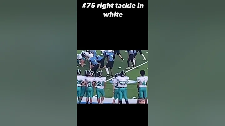 #75 Adam Burkhard 8th grade 2022 football highlights