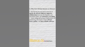 #devops Q1.1 - Why have devops become so famous? in hindi
