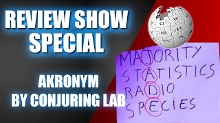 Akronym by Conjuring Lab | Review Show Special