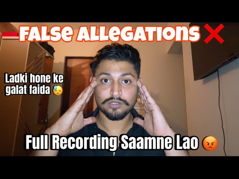 Stop Supporting FALSE ALLEGATIONS ❌ || Full Recording Saamne Lao😡