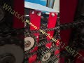 Red 3 Layer Roofing Sheet Roll Forming Machine | Three Layer Machine