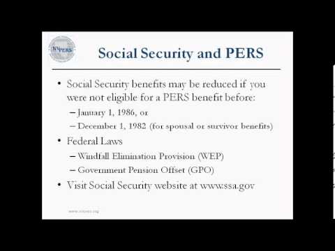 Social Security and PERS