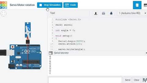 servo motor Serial 제어-아두이노