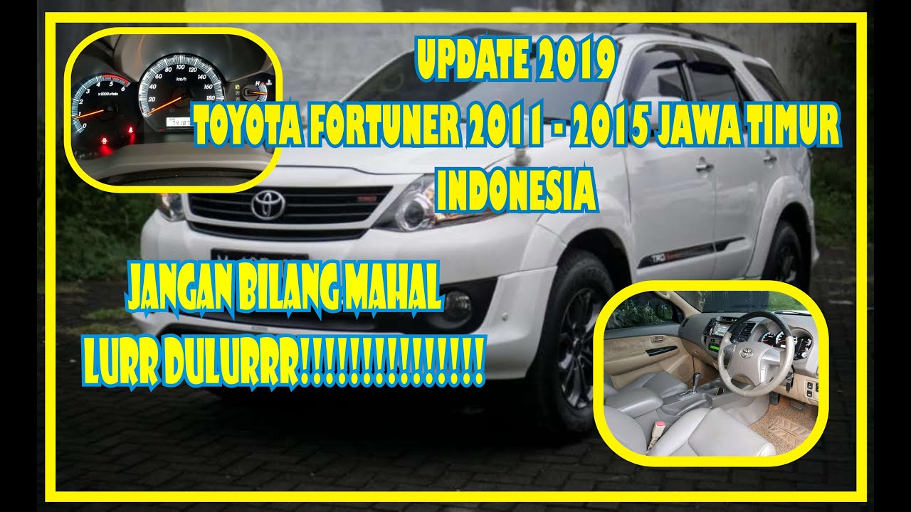 Harga Mobil  Bekas  Toyota Fortuner  2011 2021 