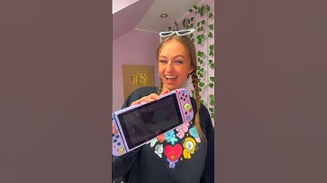 [ASMR] DECORATING MY NINTENDO SWITCH WITH *BTS ONLY* ACCESSORIES!!😍🎮✨🎤💜 #Shorts