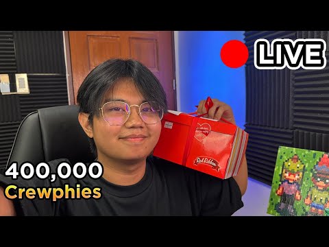 [🔴LIVE] 400,000 Crewphies Countdown, Blox Fruits, Just Chatting, Etc [FIL/ENG]