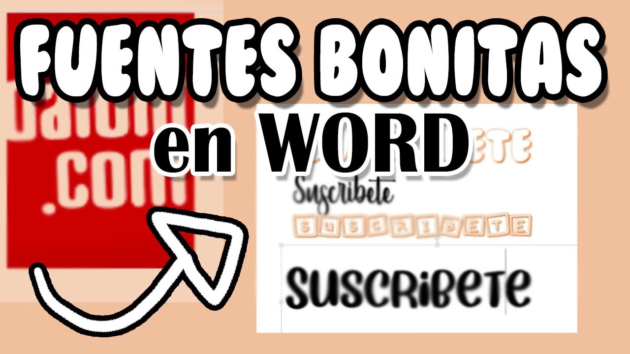 Letras Bonitas En Word Como descargar fuentes bonitas para word - YouTube