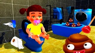 Baby Toilet Training Simulator 3D & Kids Potty Fun Game for Children and Toddlers | Educational screenshot 5