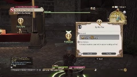 FINAL FANTASY XIV: A Realm Reborn - Western Thanalan Side Quest (Lv. 10) - By the Toe