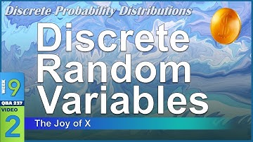 DISCRETE Random Variables: Finite and Infinite Distributions (9-2)