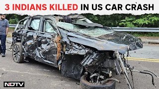 3 Indians Killed In US Car Crash | SUV Skips US Highway, Flies Over Bridge To Land In Trees; 3 Dead