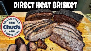 How To Cook a Direct Heat Brisket  ChudBox Brisket  Smokin' Joe's Pit BBQ