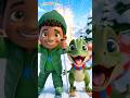 The DINOSAUR Ski Song 🦖 Learn Dinosaurs & Fruits For Kids #dinosaurs #kidssongs