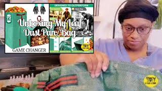 UNBOXING NEW LEAD DUSTPAN BAGS