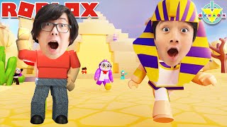 RYAN IN EGYPT!! Roblox Ryan's World NEW Update Let's Play with Ryan's Daddy!