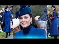 Princess Catherine stuns in royal blue at Royal Family Christmas Day service at Sandringham