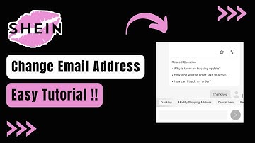 How to Change Email Address on Shein App !