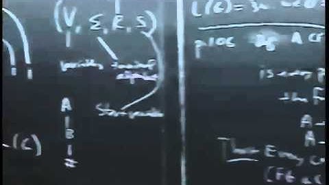 L7: Contex-Free Grammars and Push-Down Automata