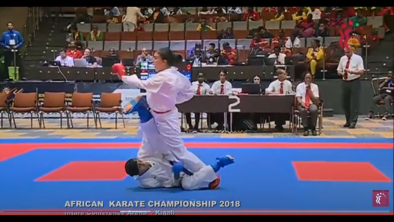 Midi Chaima (ALGERIA) vs Lotfy Giana (EGYPT) || Female Kumite -61 KG