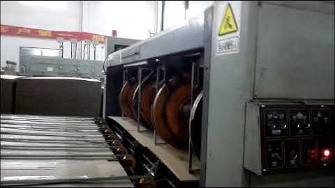 CANGHAI LYK Chain feed printer slotter with stacker machine