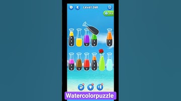 water color puzzle #game #level 260