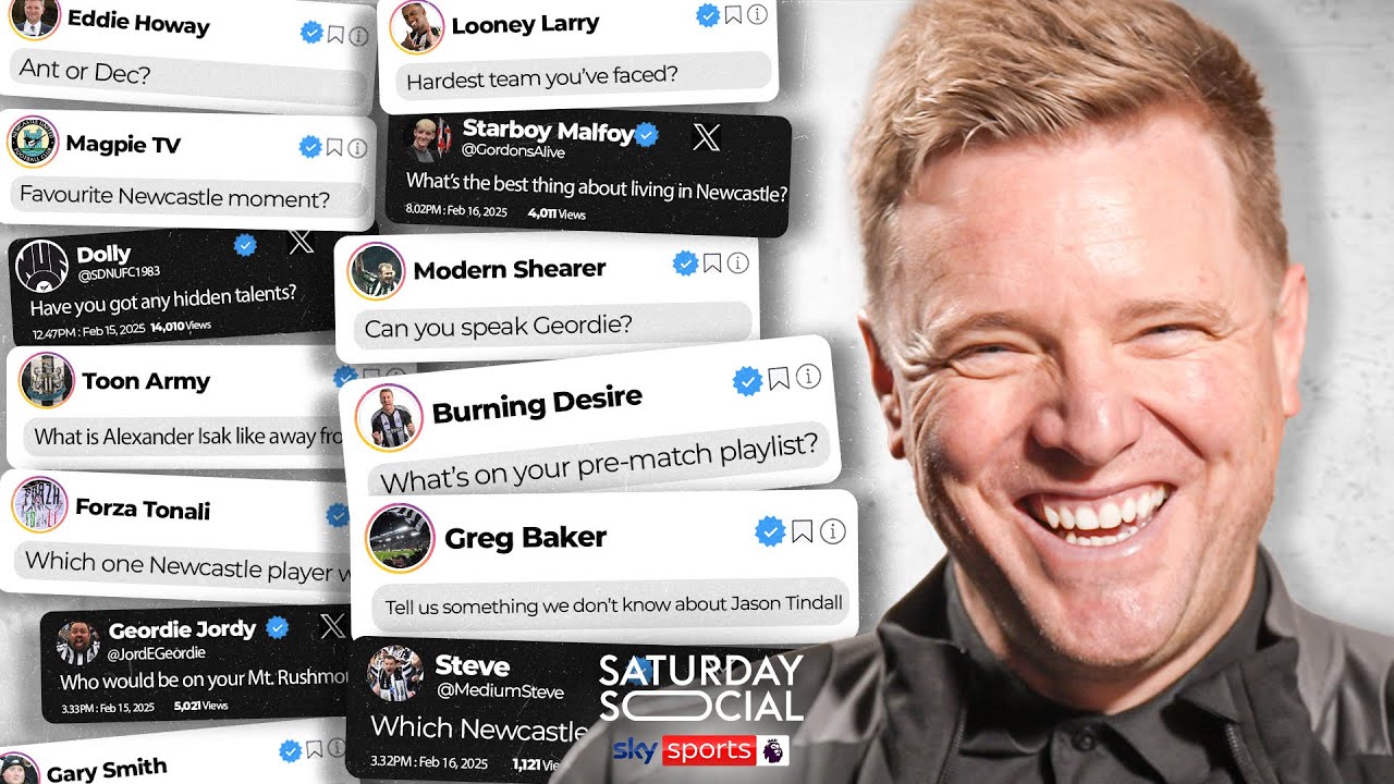 Eddie Howe answers the internet’s most asked questions…👀 | Eddie Howe Fan Q&A