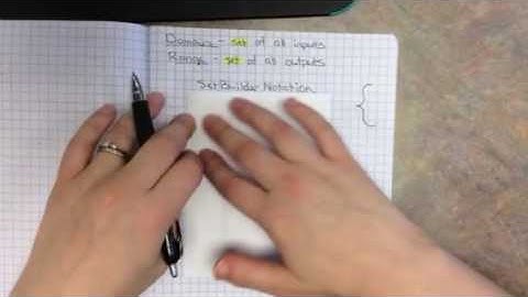 Set builder notation - part 1