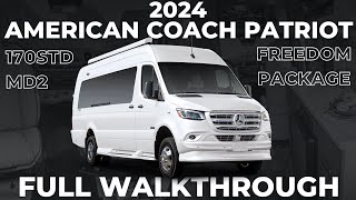 2024 American Coach Patriot MD2 AWD Luxury Class B RV with ECOFREEDOM PACKAGE! **FULL WALKTHROUGH**
